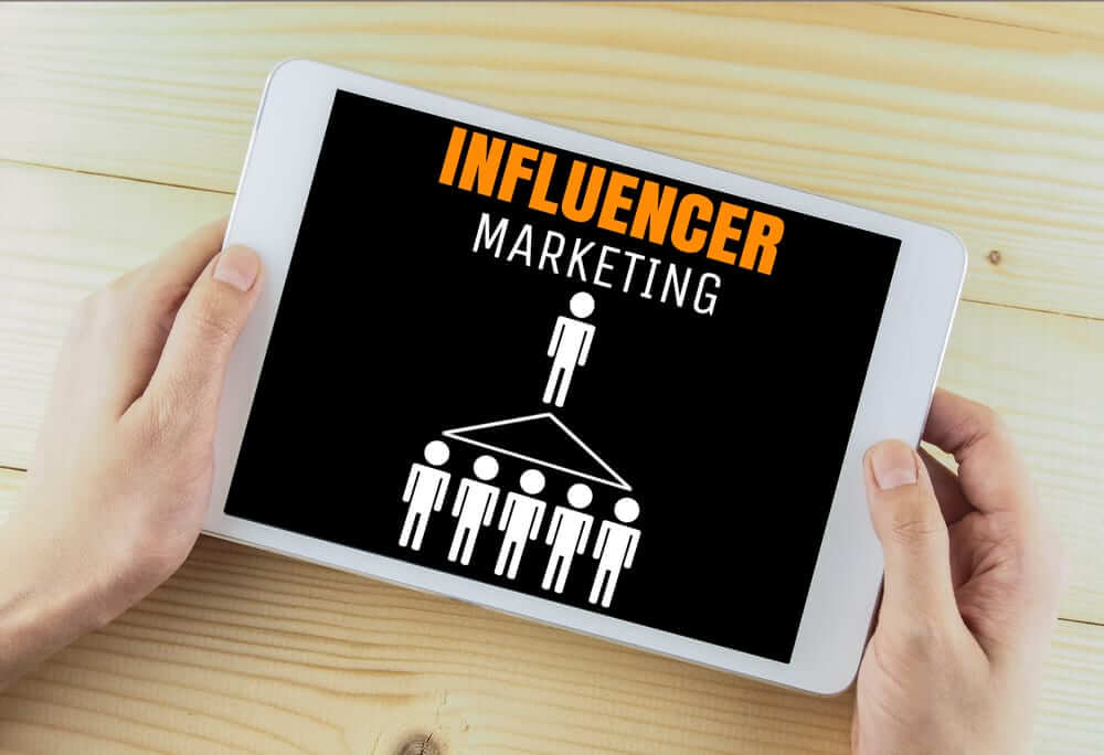 influencer marketing tablet