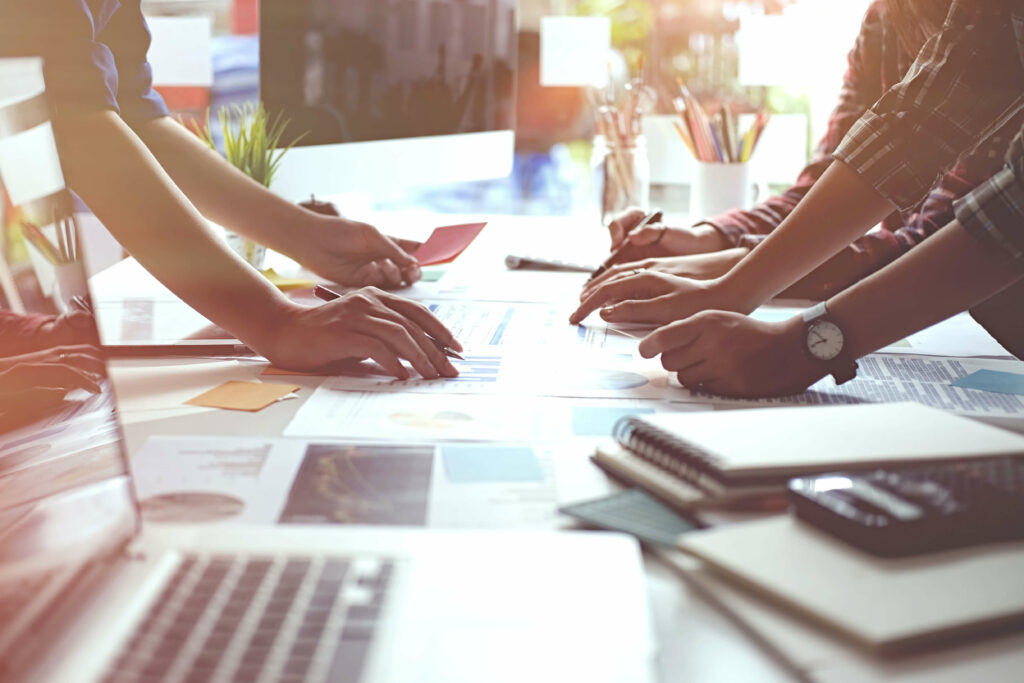 Digital marketing strategy concept